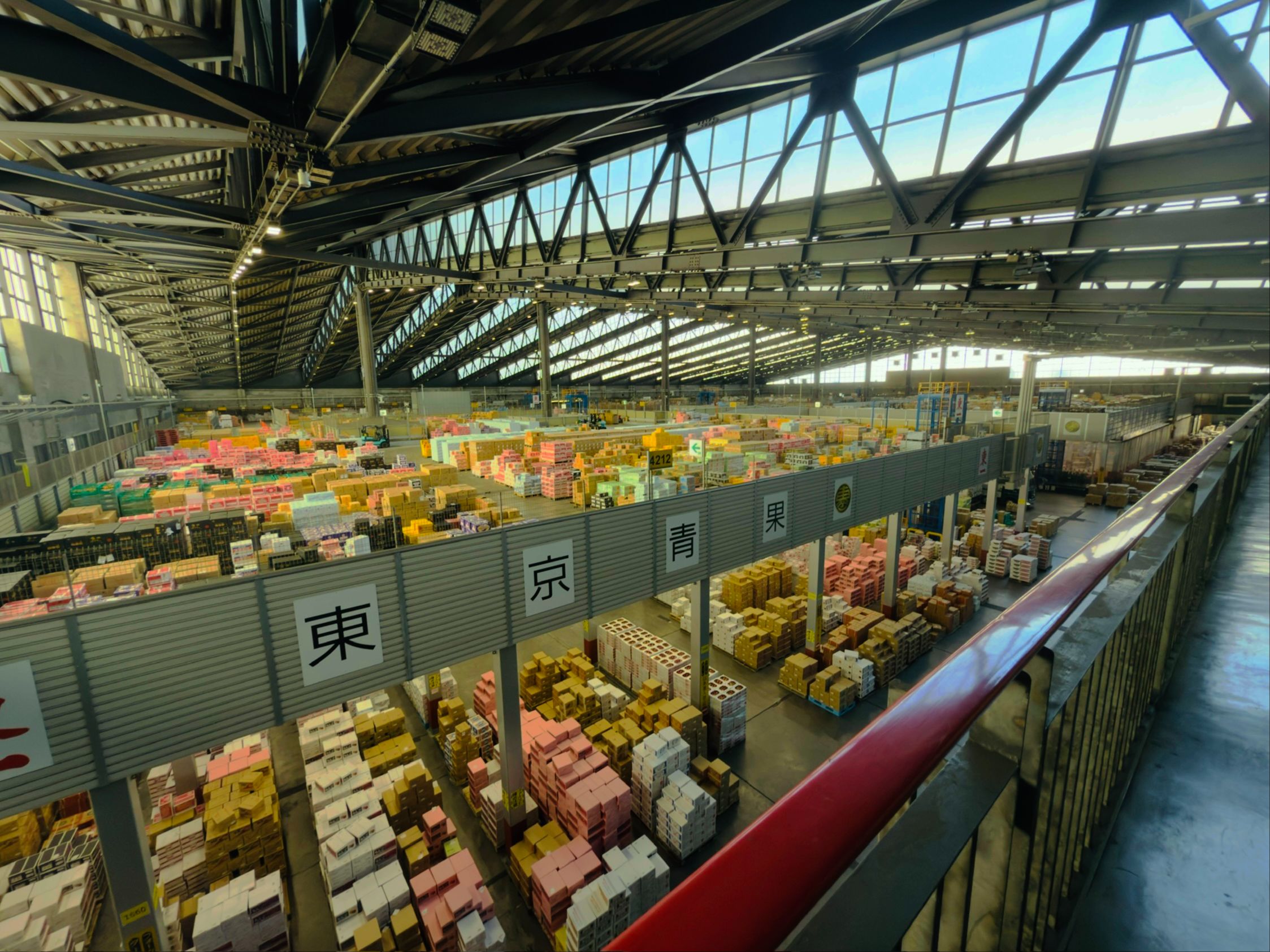 【4k】东京的农贸批发市场是什么样的,大田市场内部实拍