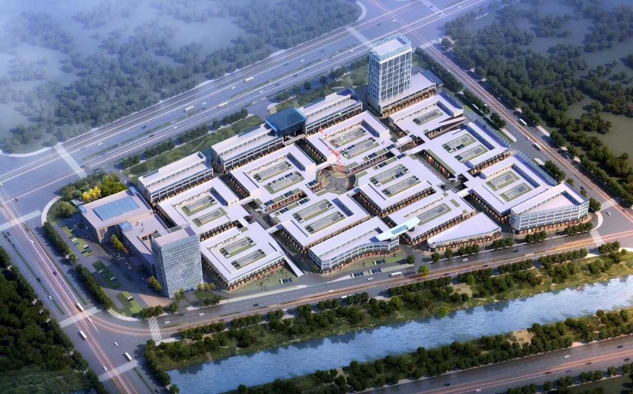 示范区党工委副书记、管委会主任陈向阳一行调研中原佳海国际商贸城